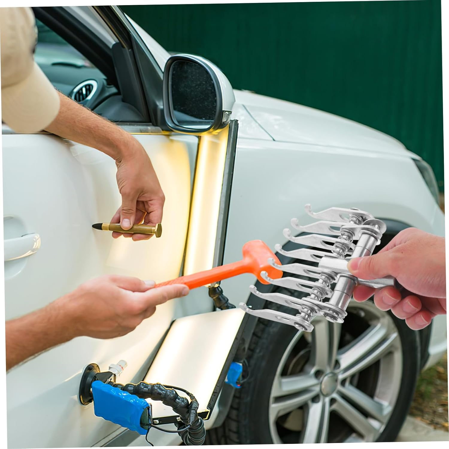 PLAFOPE Dent Puller Tool Claw Pulling Hook for Slide Hammer Attachment 8-Claw Small Dent Remover Kit Automotive Body Repair Equipment image number 3