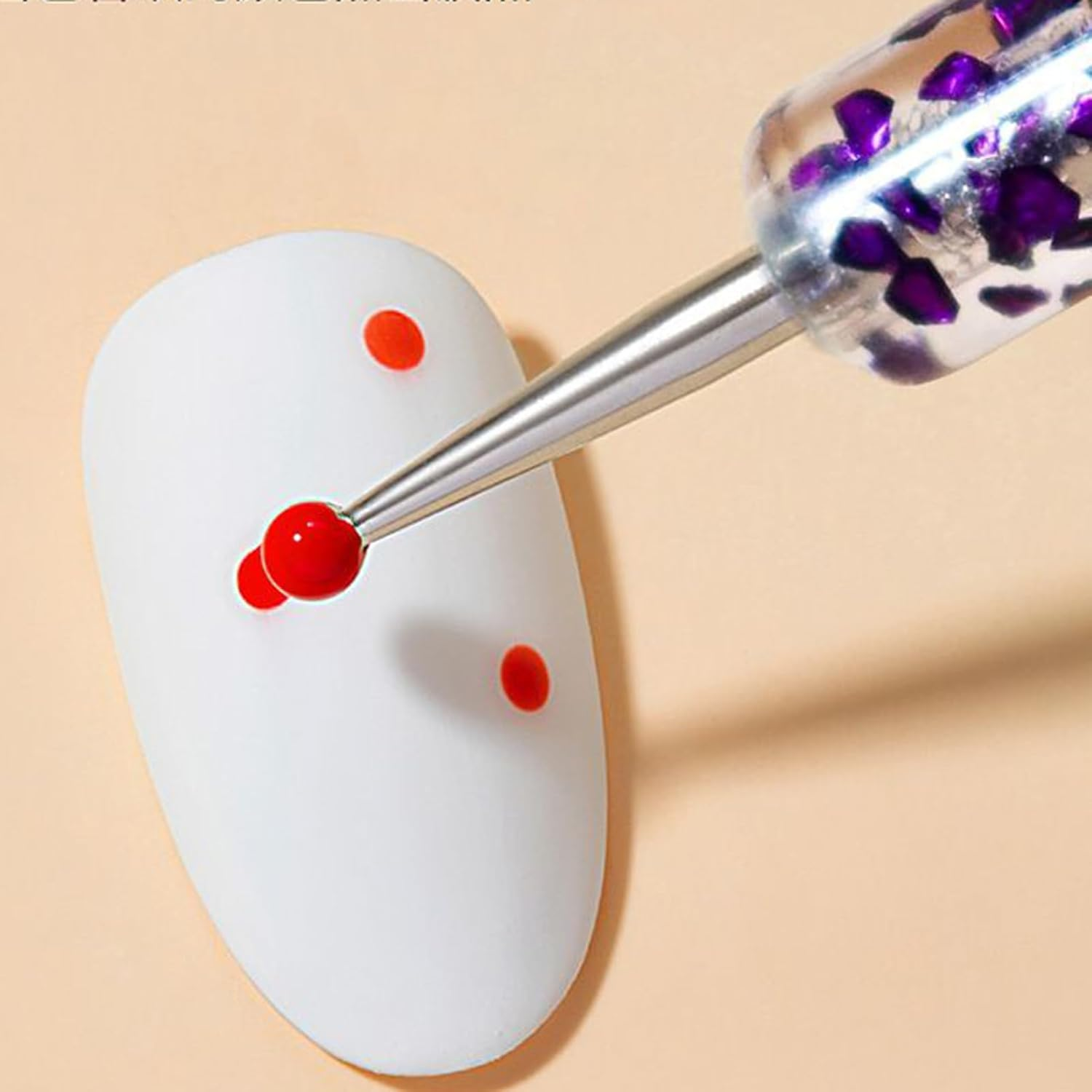 Sculpting Tools for Nails - Double Tipped Sculpting Gel Tools for Nail,Multifunctional Fingernail Carving Aid for Traveling Home School Business Trip image number 5