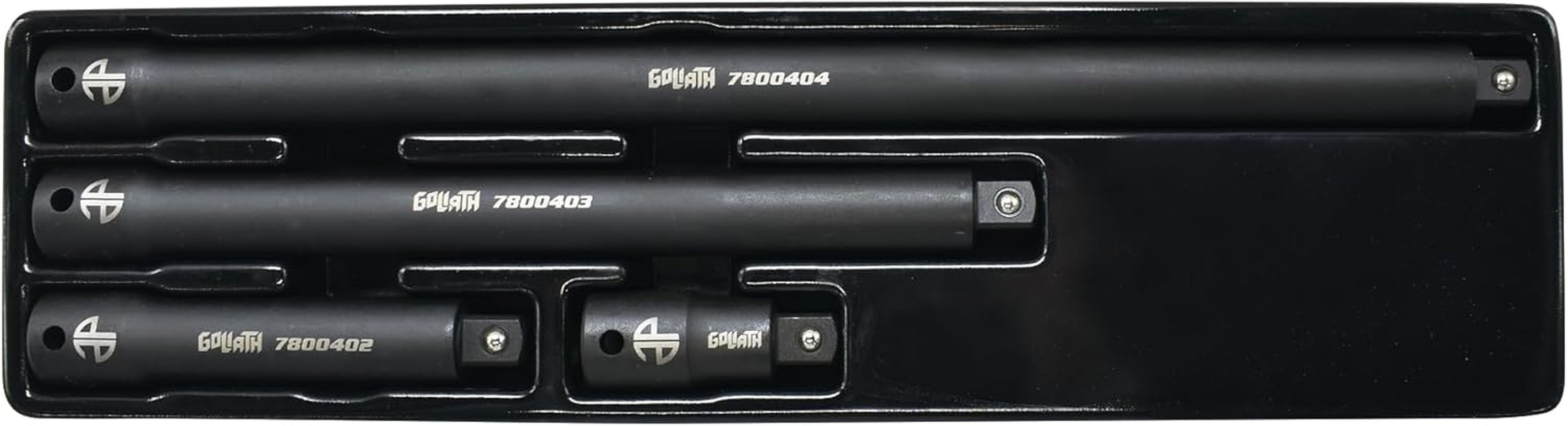 Astro Tools 78004 4Pc 1/2" Drive Goliath High Torque-Saver Impact Extension Bar Set 2.5" -15" image number 1