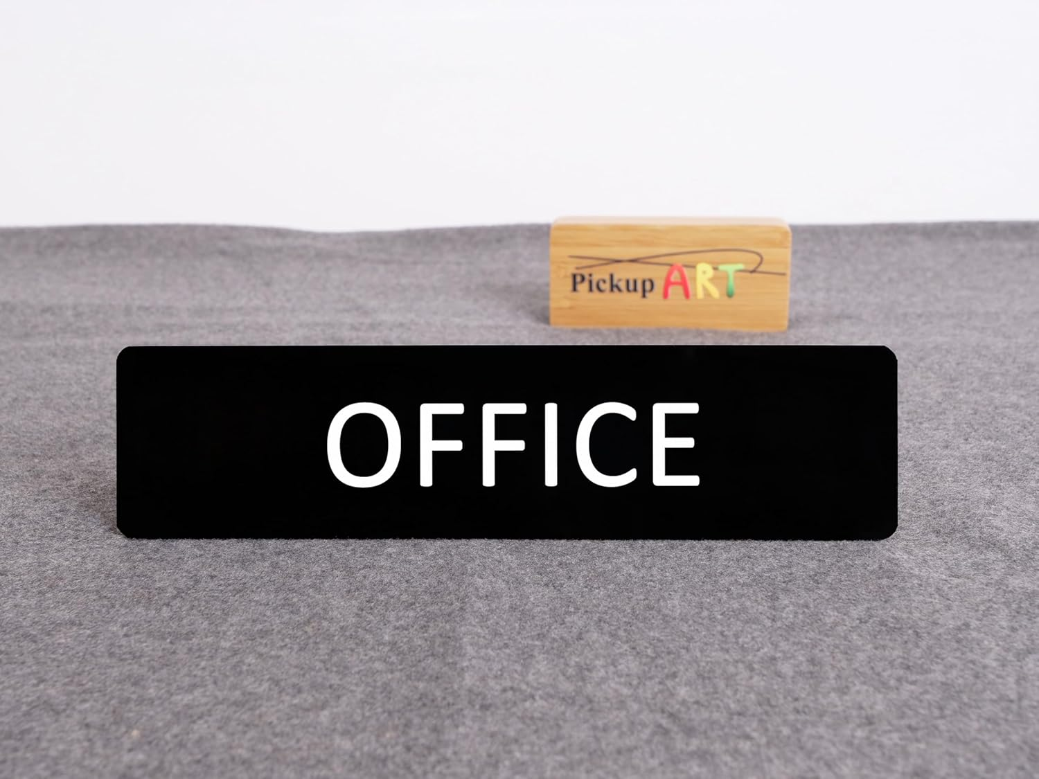 OFFICE Sign Self Adhesive Plaque Decal Door OFFICE SIGN DOOR SIGN (Style 3, 50X200Mm) image number 2