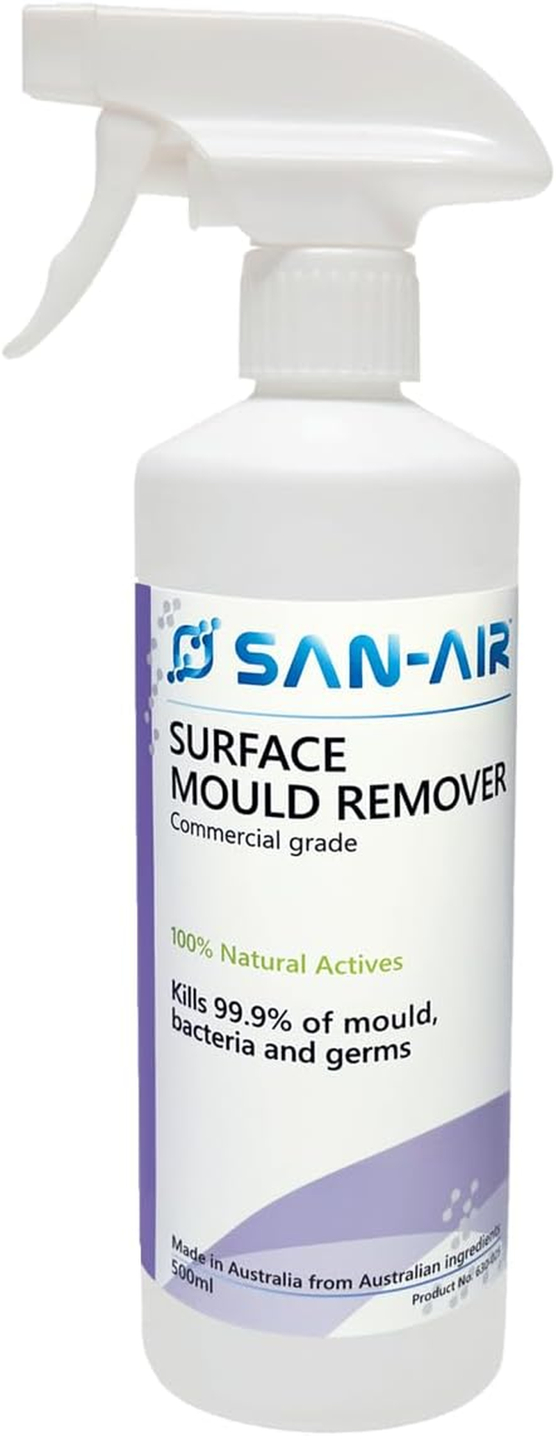 Surface Mould Remover Spray - Kills 99.99% Mould & Bacteria &ndash; Air Purifier &ndash; 12 Month Protection - Safe for Families & Pets - 500Ml