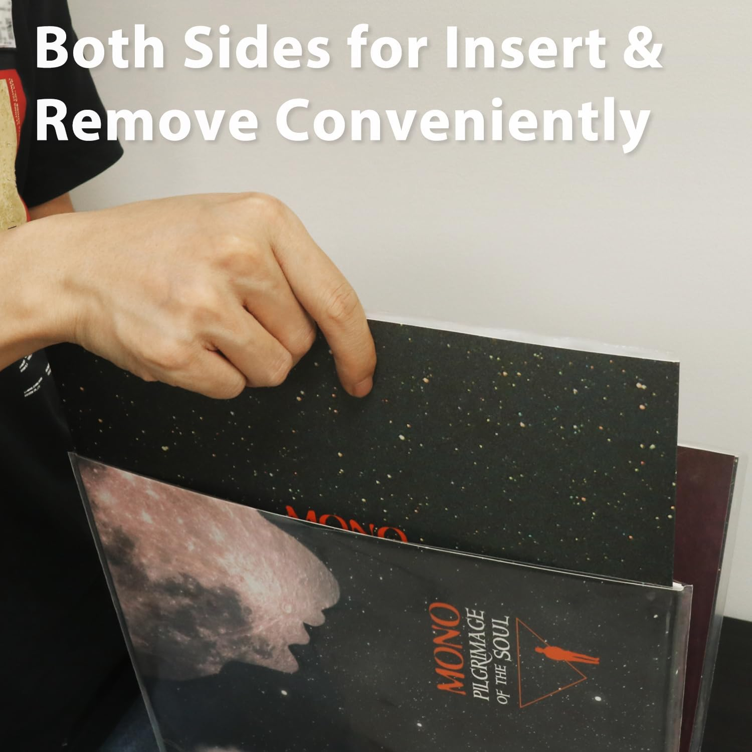 Gatefold Record Albums Outer Sleeves: Plastic Record Sleeves for 12-Inch Vinyl Storage 3 Mil Thick Clear Album Cover Protectors, 50P image number 4