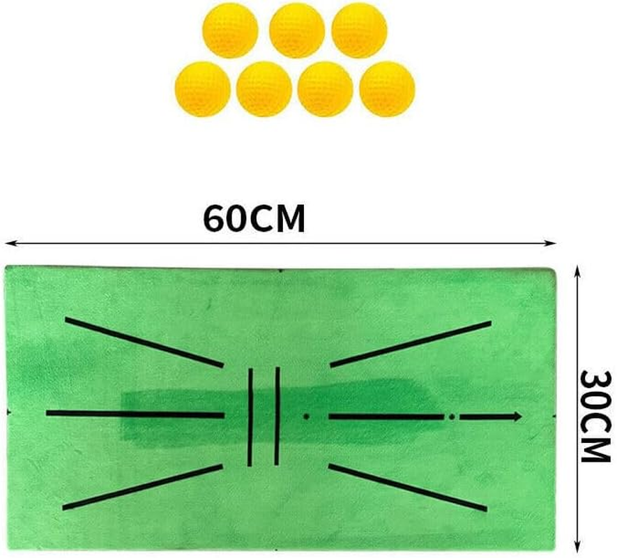 Golf Training Mat for Swing Detection Batting Golf Aid Game Practice Training - Ideal for Home & Office