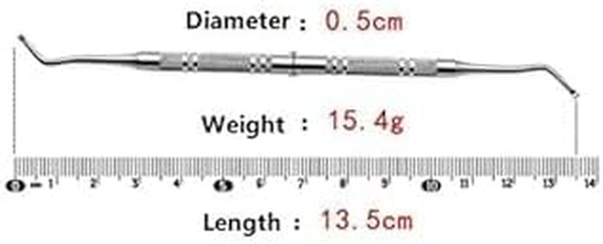 Stainless Steel Armor Remover Paronychia Cuticle Pedicure Double Head Nail Groove Scoop Tick Orthodontic Nail Toenail Toenail Pick Tool, Remove Dirt from Your Nails-(Silver,1Pcs) image number 4