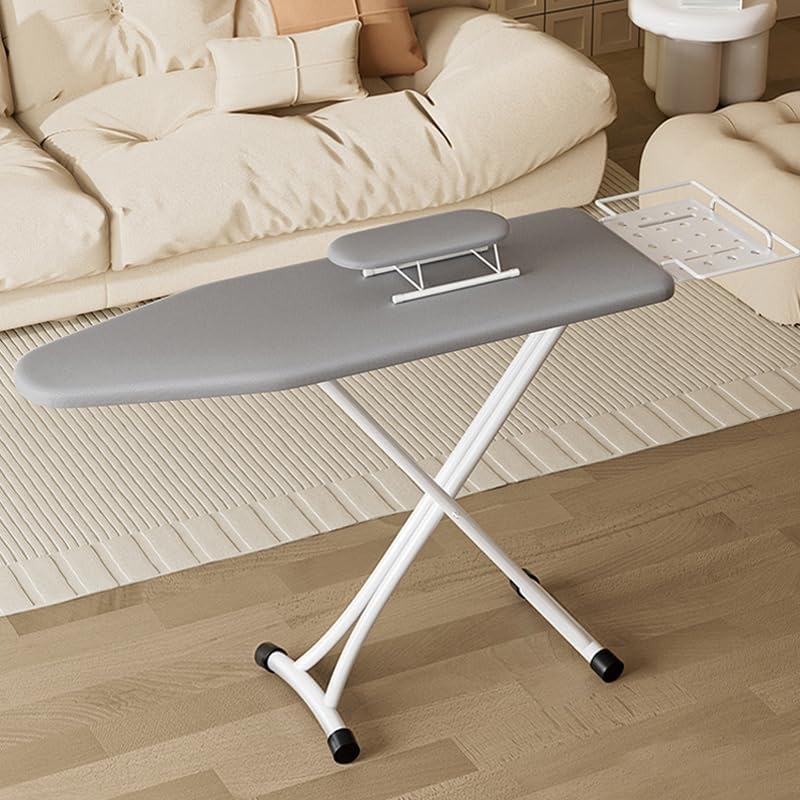 Ironing Board, 47"X13" Heat Resistant Cover Iron Board with Steam Rest, Non-Slip Foldable Ironing Stand. Heavy Sturdy Metal Frame Legs Iron Stand(13 * 34 * 47 Inches) image number 1