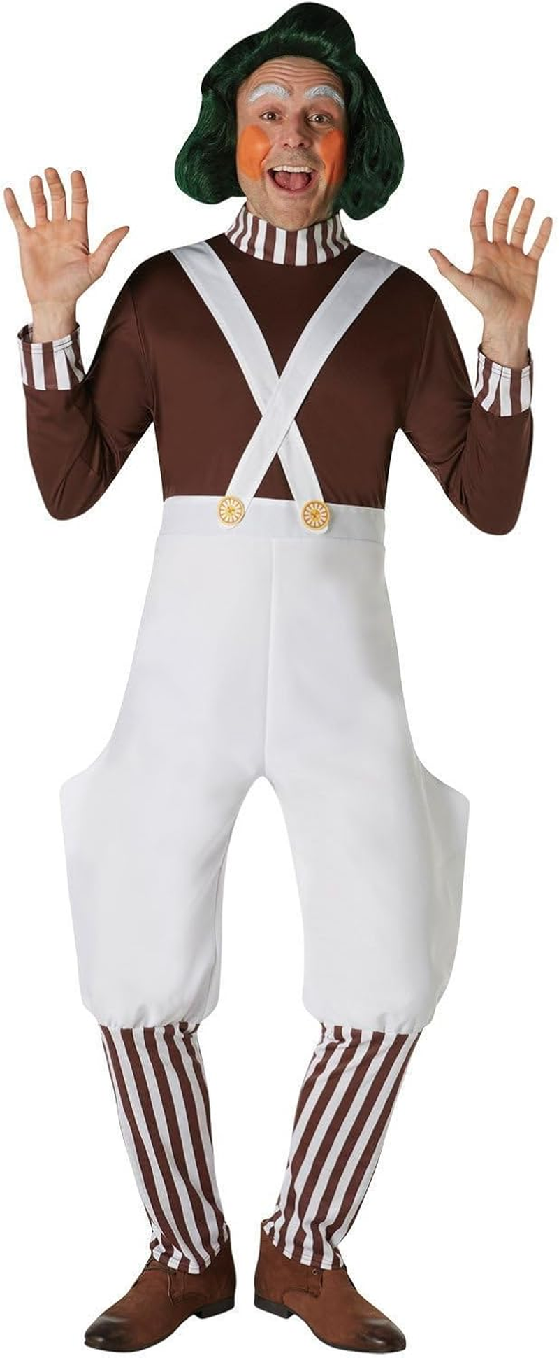 Oompa Loompa Deluxe Costume for Adults - Warner Bros Charlie and the Chocolate Factory
