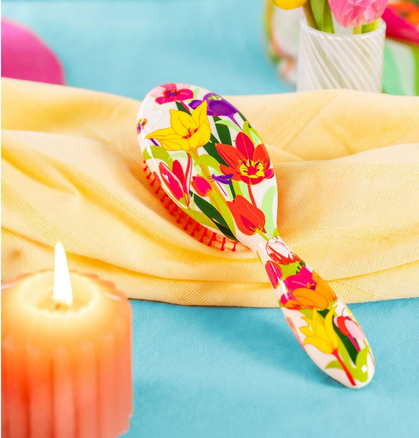 PYLONES : Ladypop Large Tulip Hairbrush image number 2