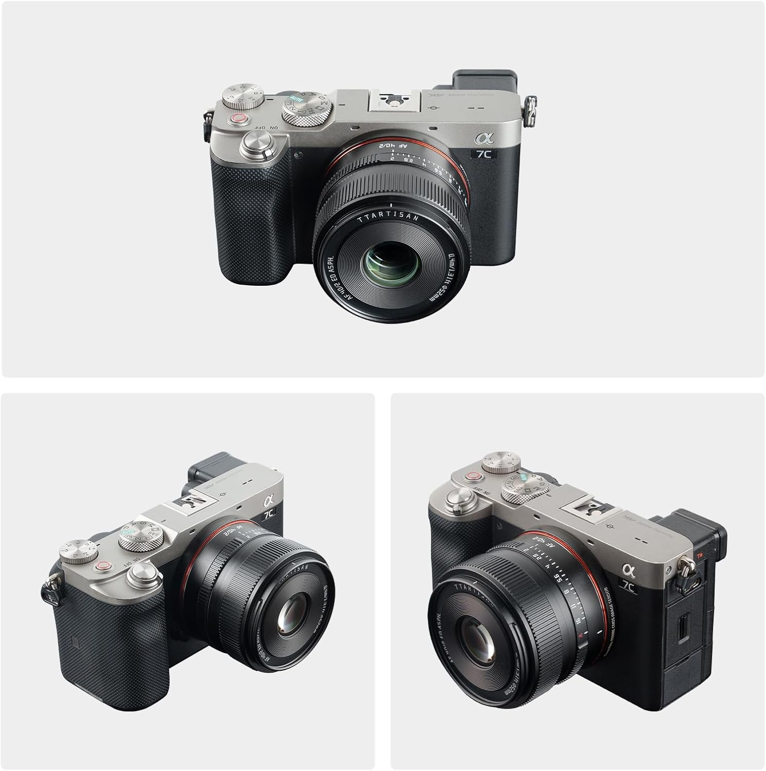 TTARTISAN AF 40Mm F2 FE Full Frame E Mount Lens, Compact Lightweight Auto Focus Cameras Lens Compatible with Sony E Mount Cameras (Black) image number 2