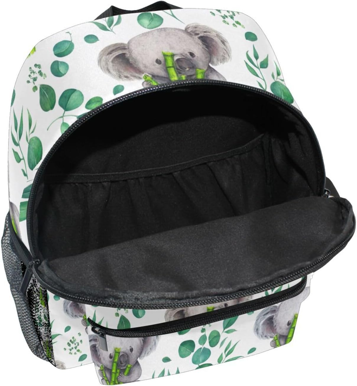 RPLIFE Backpack for Toddler Boys Girls, Cute Koala Green Leaves White Little Kid'S Backpacks Small Preschool Backpacks, 3-8 Years image number 4