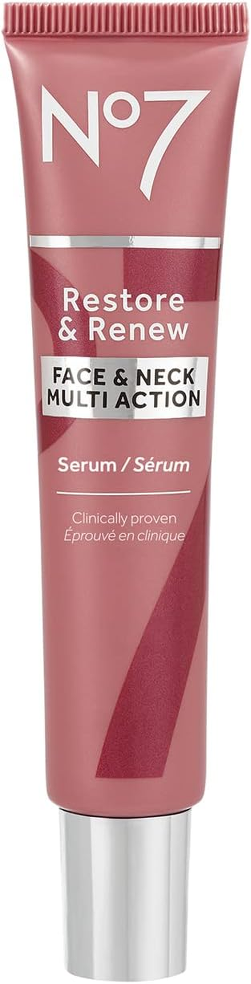 No7 - Restore & Renew Face & Neck Multi Action Serum - 30Ml image number 6
