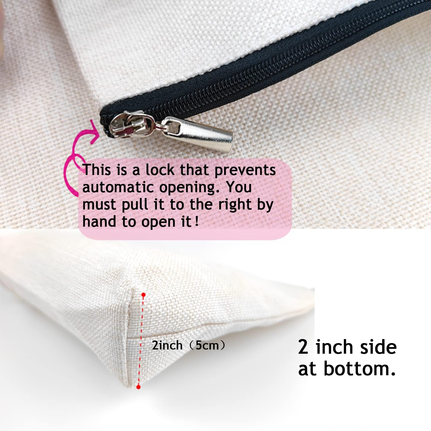 OUZ Shark Gifts for Girls Shark Gift Makeup Bag Sharks Week Gift Birthday Gifts for Shark Girl Animal Lover Gift Cosmetic Bag Graduation Gifts for Friend Sister Daughter Cosmetic Travel Pouch, Beige, image number 3