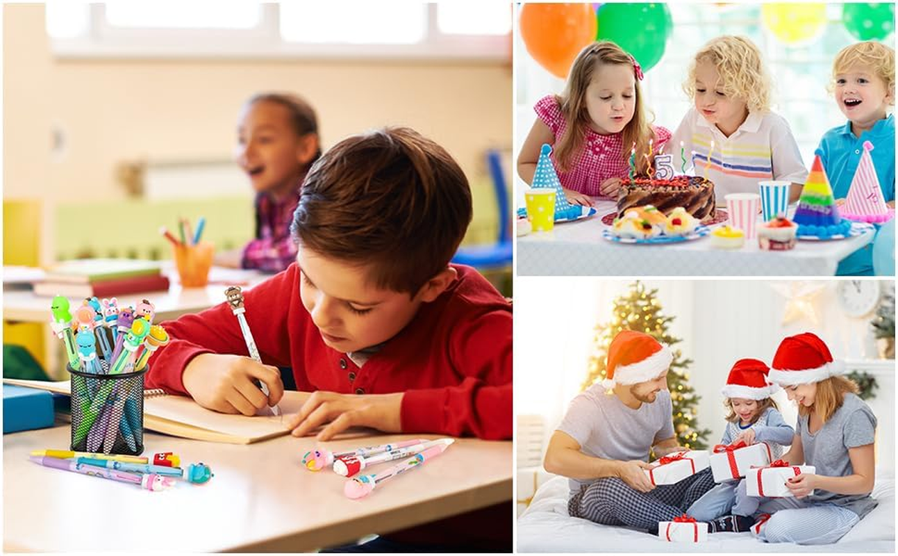 24 Fidget Spinner Multicolor Pen in One 3-In-1 | Fun Cute Pens for Kids & Adults | Stress Relief Rotating Pen 0.5Mm | Perfect for School, Office, Home, Birthday Gifts image number 2