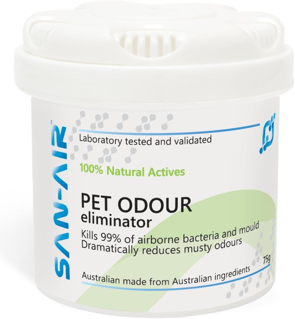 Pet Odour Eliminator 75G &ndash; Removes Odours & Bacteria &ndash; Air Purifier for Fresh Indoor Spaces &ndash; Neutralises Cat Litter Box & Dog Smells &ndash; Long-Lasting Diffuser Gel for Home & Pet Areas
