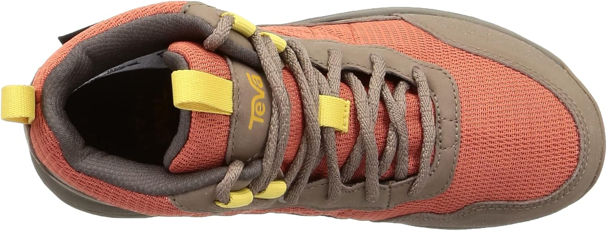 TEVA Women'S Ridgeview Mid Durable Breathable Waterproof Hiking Boot, Black/Bungee Cord, 5 image number 4