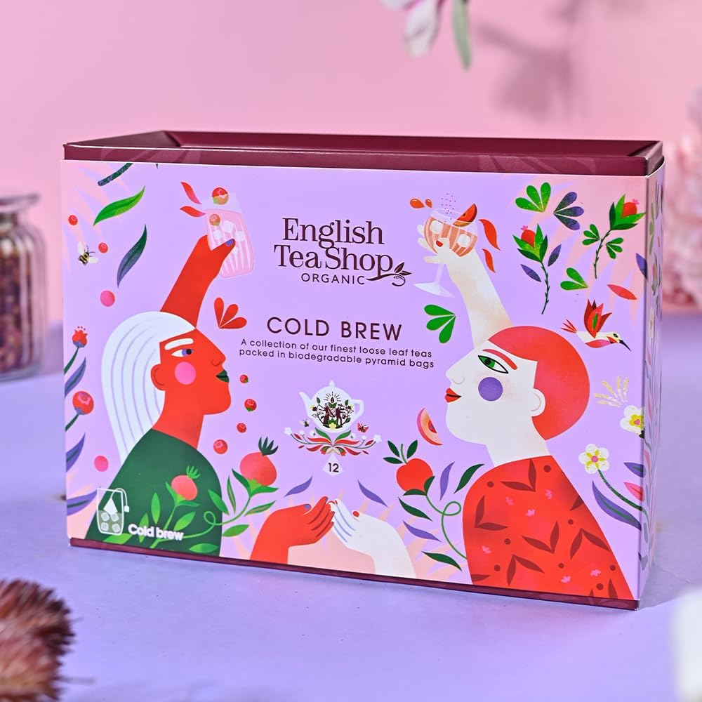 English Tea Shop Gift Pack Cold Brew Collection 12 Pyramid Tea Bags