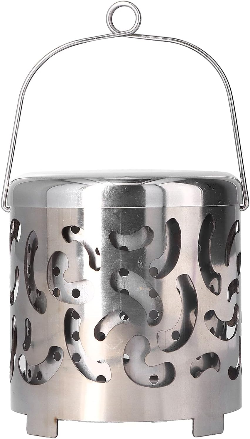 Tabletop Fire Pit, Portable Smokeless Fire Pit with Stand Stainless Steel Mini Fireplace Portable Outdoor Firepit for Camping Travel Picnic Backyard Patio Garden Decor