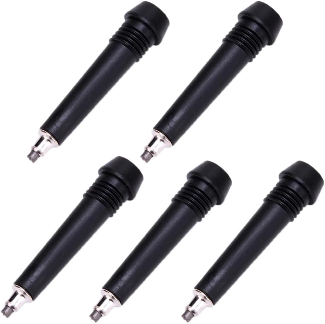 Squequ 5 Pack Trekking Poles Carbide Tips Replacement Universal Tungsten Steel Rod End Tip for Outdoor Hiking Stick Cane Climbing Walking Pole Gear Worn Repair Accessories image number 3