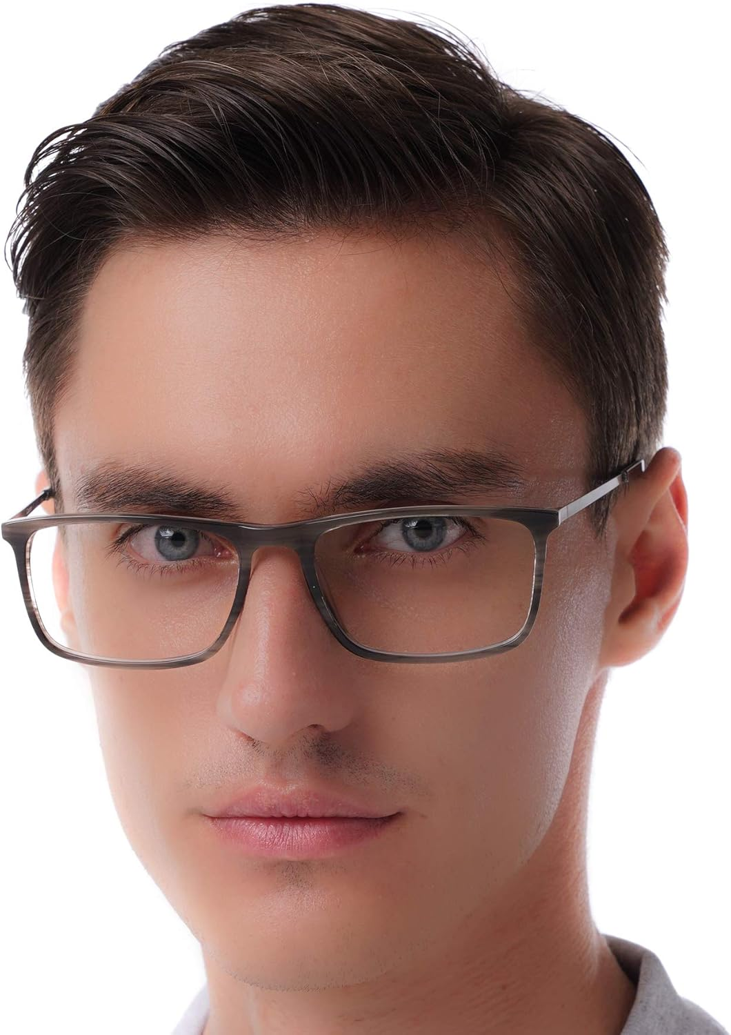 Eyeglasses Frames for Men 54 Vintage Designer Glasses Men Women Non  Rectangle Frames image number 2