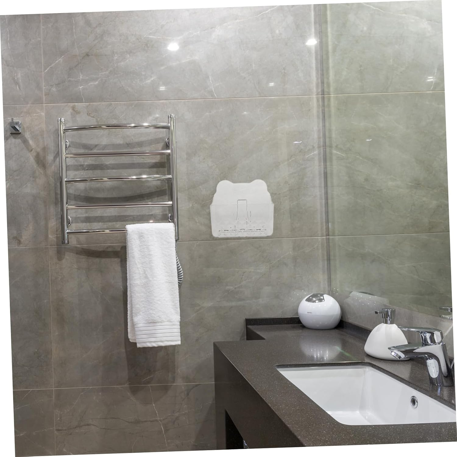 Wall-Mounted Tissue Storage Box Organizer for Kitchen Bathroom Tissue Box Mount Dispenser Case