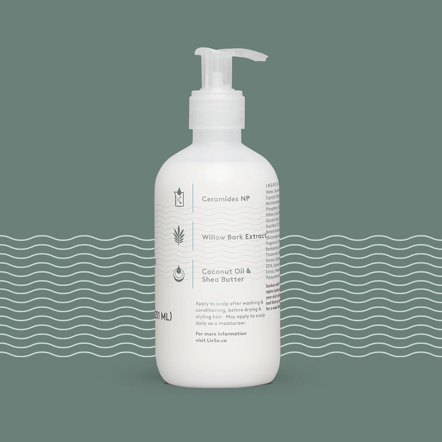 Livso Moisturizing Scalp Lotion - Moisturizes Hair & Scalp - Naturally Derived - Fresh Feel - Effective (1 Bottle) image number 6