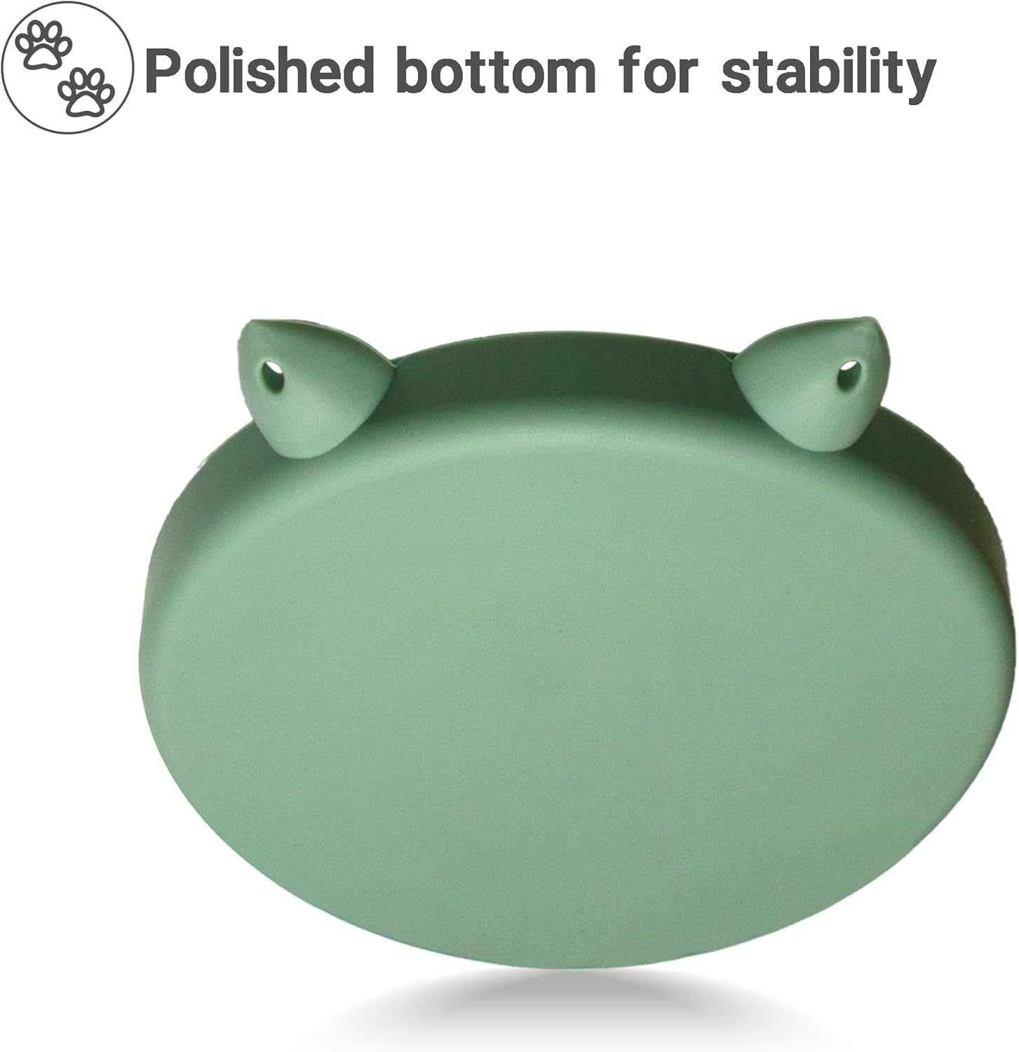 Bifeaw Slow Feeder Cat Bowl, Easy to Clean Silicone Bowl, Ideal for Dry and Wet Food (Green and Blue) image number 3