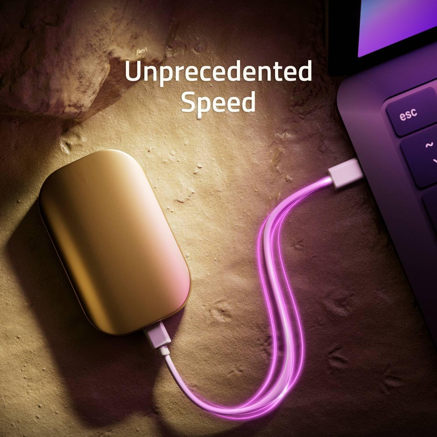 SK Hynix Beetle X31 512GB Portable SSD with DRAM - up to 1050Mb/S, USB 3.2 Gen2, External Solid State Drive for Pc/Mac/Tablet/Android/Gaming Consoles image number 6