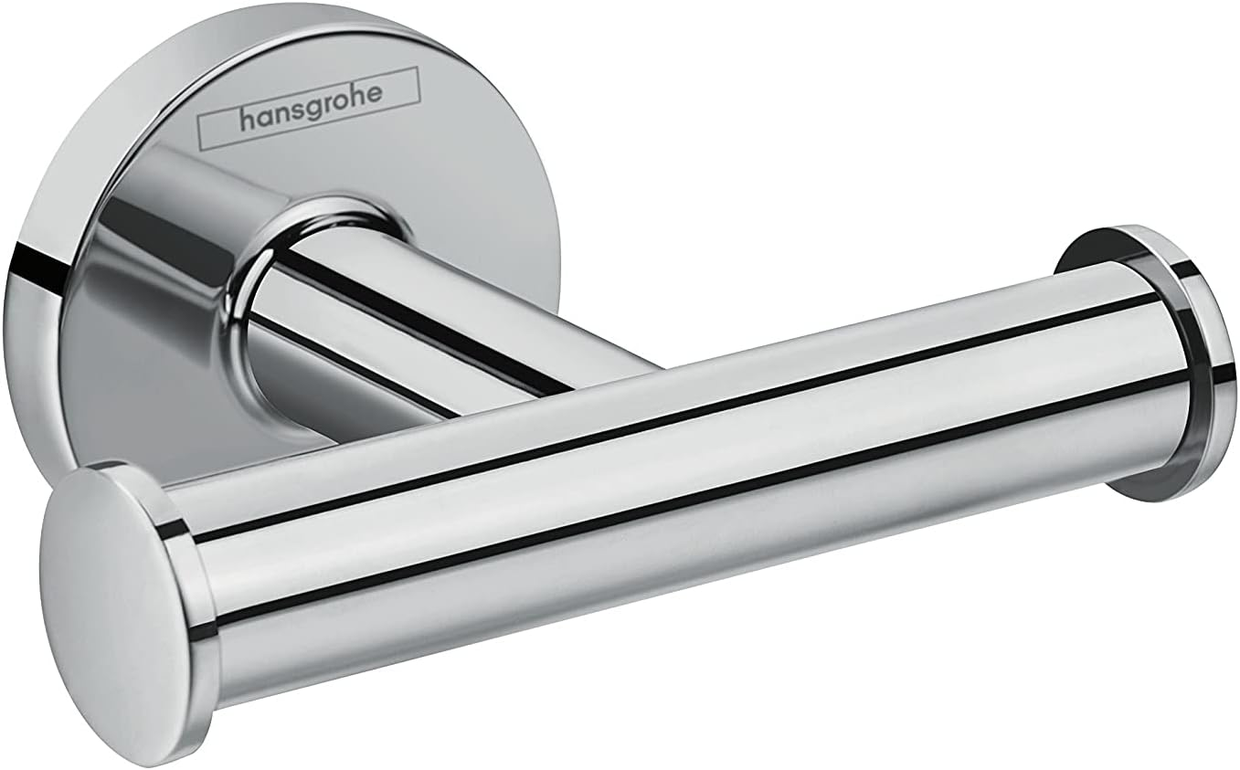 Hansgrohe Logis Universal - Towel Hook Double, Towel Holder, Bathroom Accessory, Chrome, 41725000 image number 4