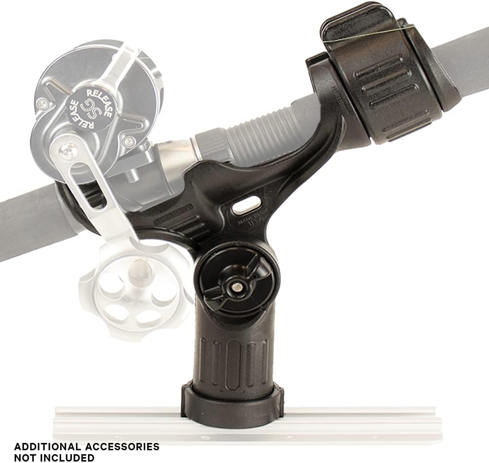 Yakattack Omega Fishing Rod Holder with Track Mounted Locknload Mounting System, Pro and Standard Edition - Multiple Colors | Kayak Fishing Accessories image number 4