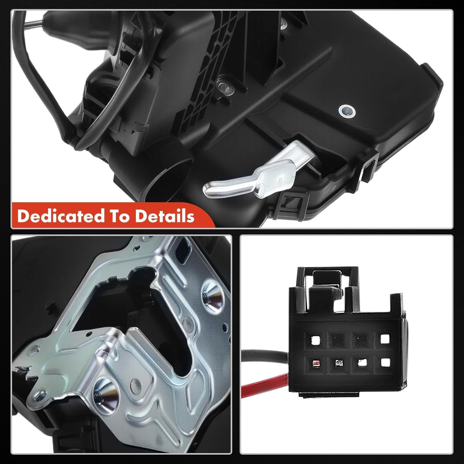 A-Premium Door Latch Lock Actuator Compatible with Mercedes-Benz Vehicles - E320 2003-2009, E350 2003-2009, Sedan/Wagon, W211 Series - Front Right Passenger Side image number 4