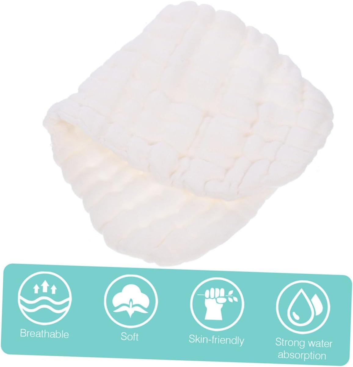 Vaguelly 6Pcs Newborn Items Washable Diaper Liners Cotton Liners for Cloth Diapers Leakproof Comfortable Newborn Boy Girl Inserts image number 1