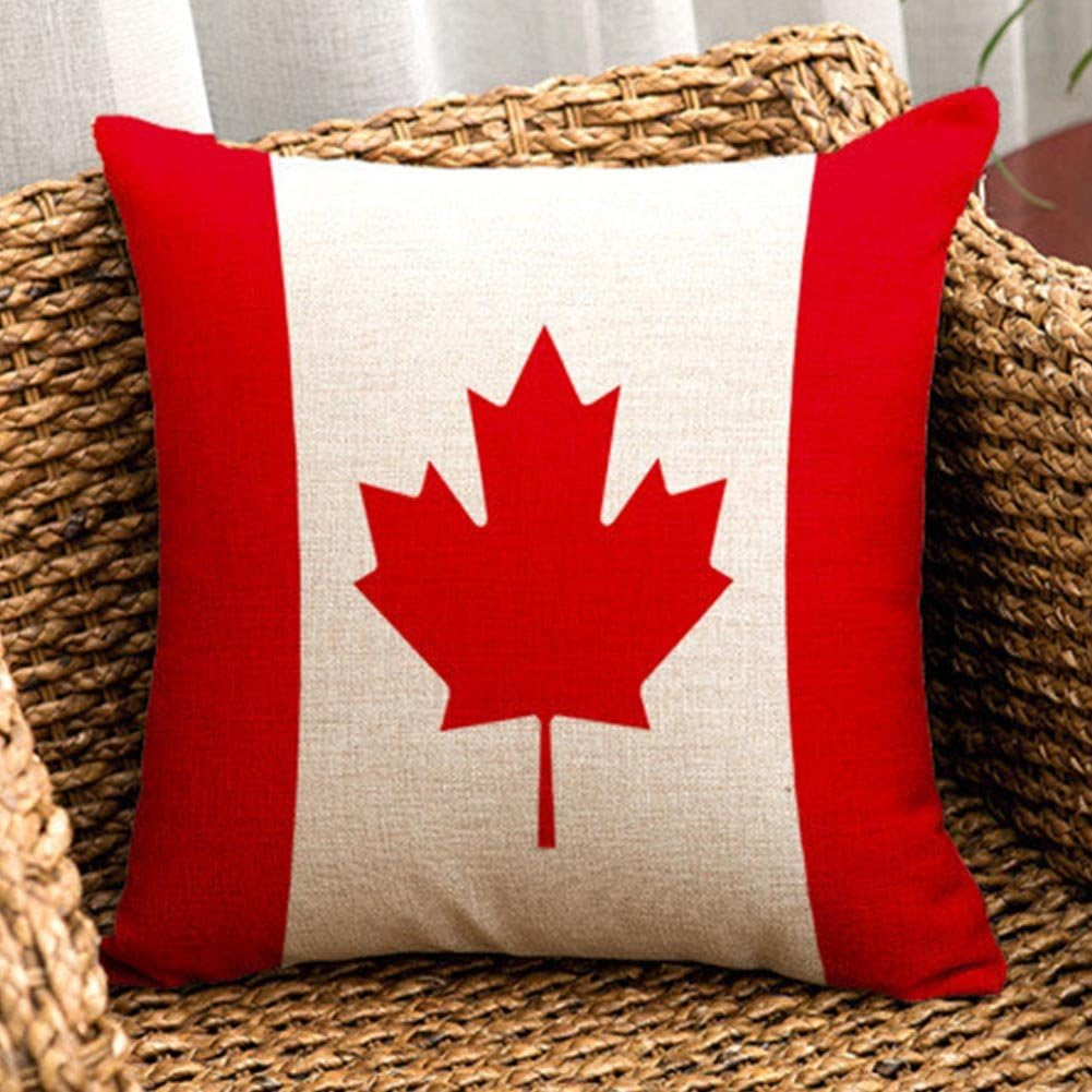 Australia Flag - Square Burlap Cotton Linen Throw Pillow Case Shell Cushion Covers without Cushion with Zipper 18 X 18 Inch Home Decor - for Living Room, Bedroom, Couch, Sofa (Australia)