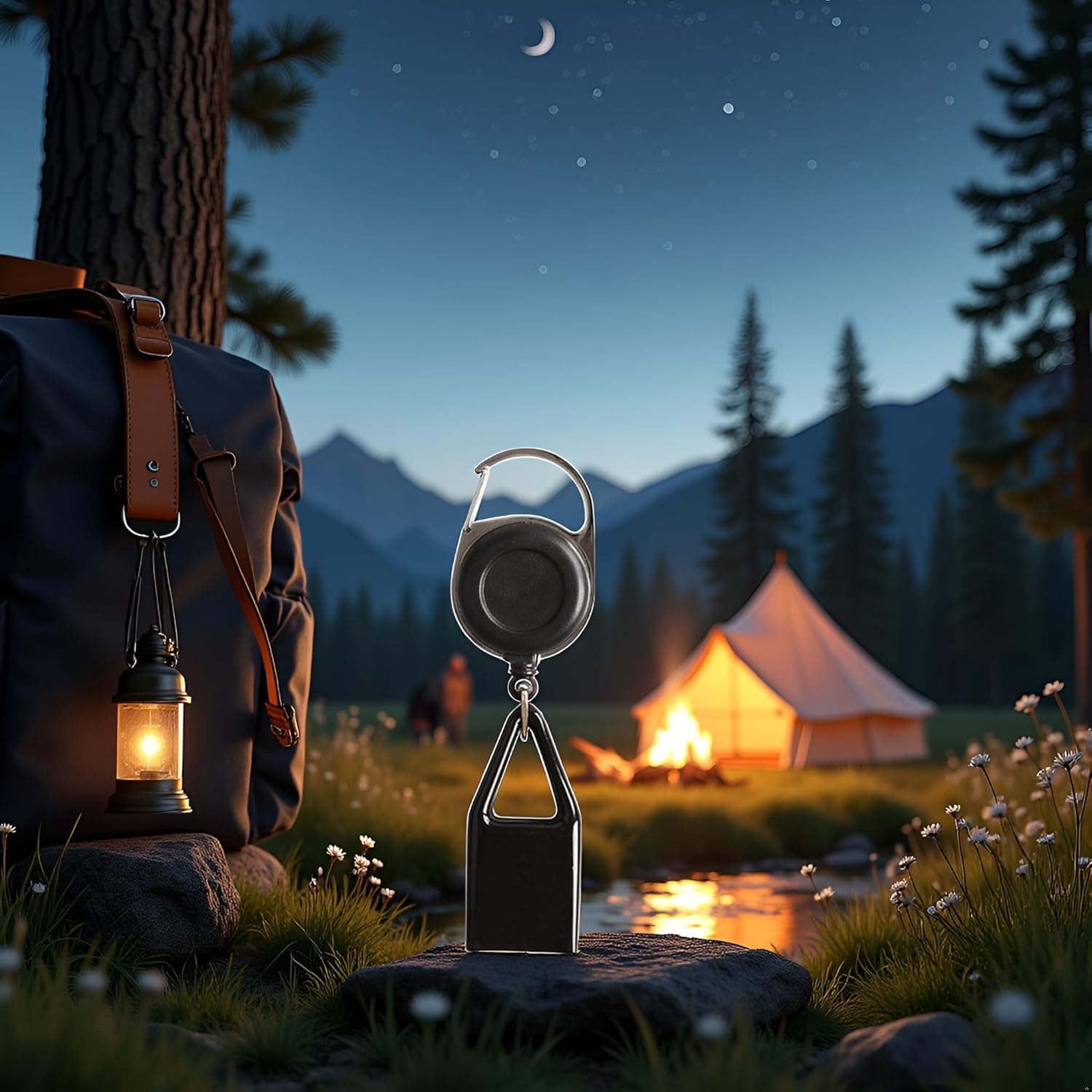 2Pcs Lighter Clip,Retractable Lighter Belt,Anti Lost Retractable Lighter Cover,Keychain Belt,Lighter Leash for Fishing Hiking,Lighter Protective Cover for Camping,Lighter Leash image number 4