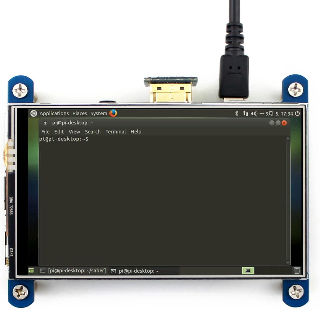 Waveshare 4 Inch HDMI LCD Display 800X480 Resistive Touch IPS Screen Supports Raspberry Pi image number 3