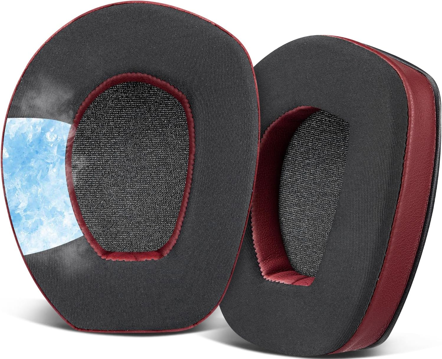 SOULWIT Cooling-Gel Earpads Replacement for Sennheiser RS165/TR165/RS175/TR175/RS185/TR185/RS195/TR195(RS/TR 165 175 185 195 RF), Ear Pads Cushions for HDR165/HDR175/HDR185/HDR195(HDR 195RF)