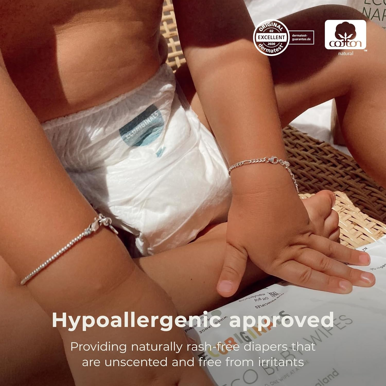 Ecoriginals - 96 Eco Walker Pull up - Nappy Pants Size 5 with 100% Plant-Based Layers, Disposable Pull Ups & Hypoallergenic Baby Essentials for Toddlers - Secure Fit Nappies (12-18Kg), 16X6 Packs image number 1