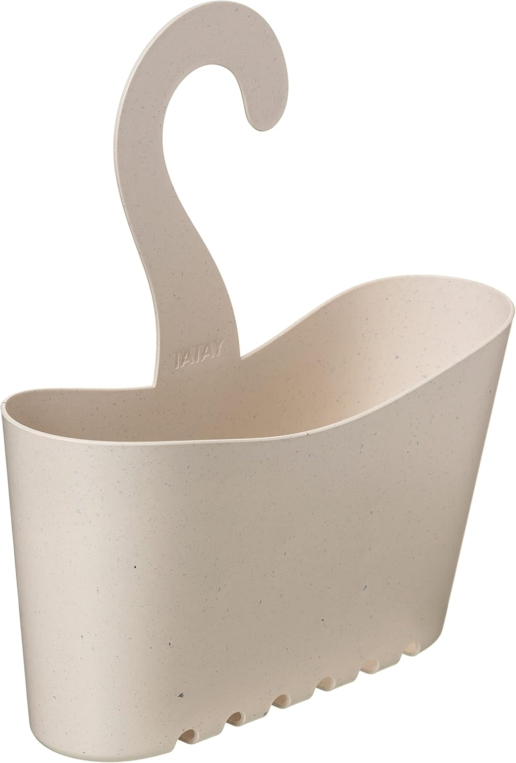 TATAY Hanging Shower Basket, Polypropylene, Multifunctional Basket, White, Dimensions: 25 X 9 X 28 Cm