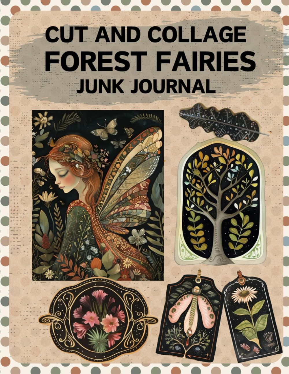 Cut and Collage Forest Fairies Junk Journal: High Quality Illustrations of Peoples, for Ephemera, Collage Art, Scrapbooking, Mixed Media, Paper Crafts, and More.