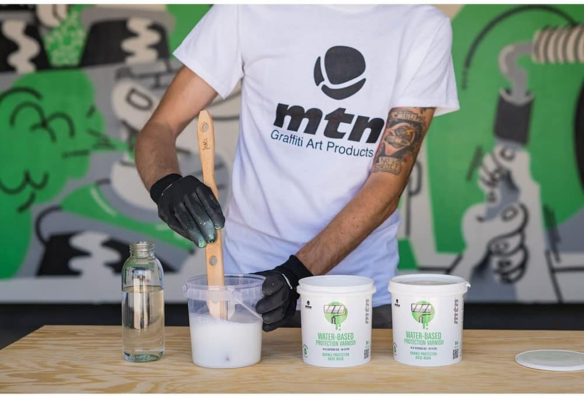 Water Based Mural Protection Varnish - 1L - Gloss Finish image number 5