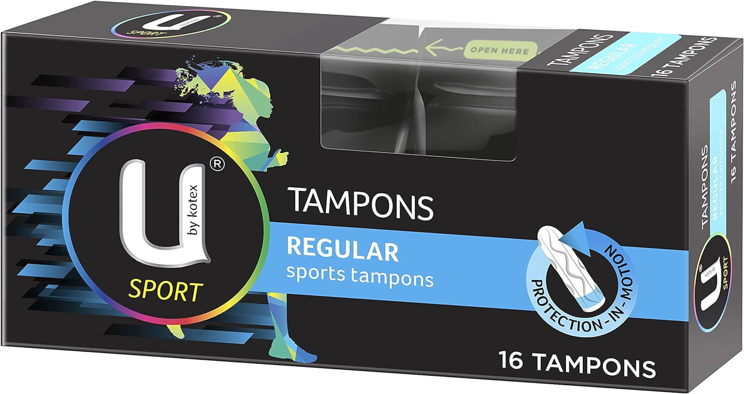 U by Kotex Sport Tampons Regular 16 Pack image number 6