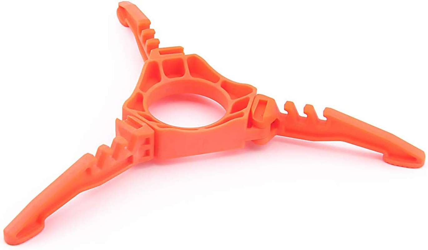 HIRAY Canister Stand Fuel Can Stabilizer Gas Tank Bracket Stove Standard Bottle Shelf Stand Tripod Folding Canister Stand (Green) image number 1