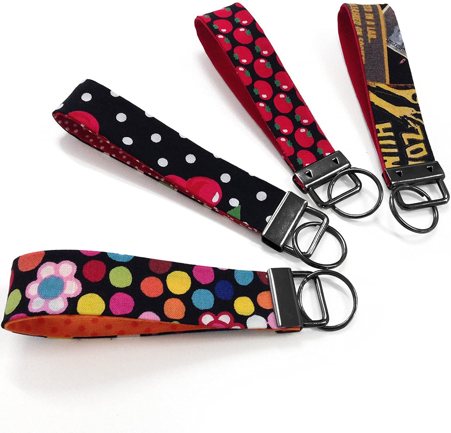 ZIQI 1 Inch Key Fob Hardware with Key Rings, 60Pack Black Wristlet Key Chains Hardware for Keychain Wristlet Strap, Key Lanyard and Key Chain for Making Hardware Supplies image number 4