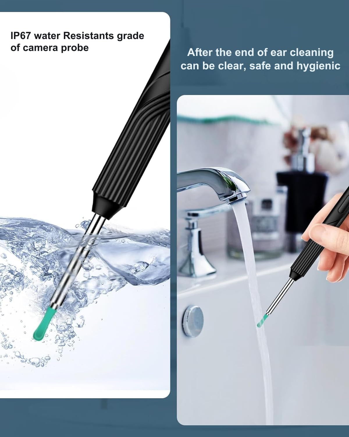 TAPFOU Ear Wax Removal Kit, Ear Cleaner with 1080P HD Camera,Smart Visual Earwax Remove Kits with 8 Pcs Ear Set for Daily Ear Pick image number 2