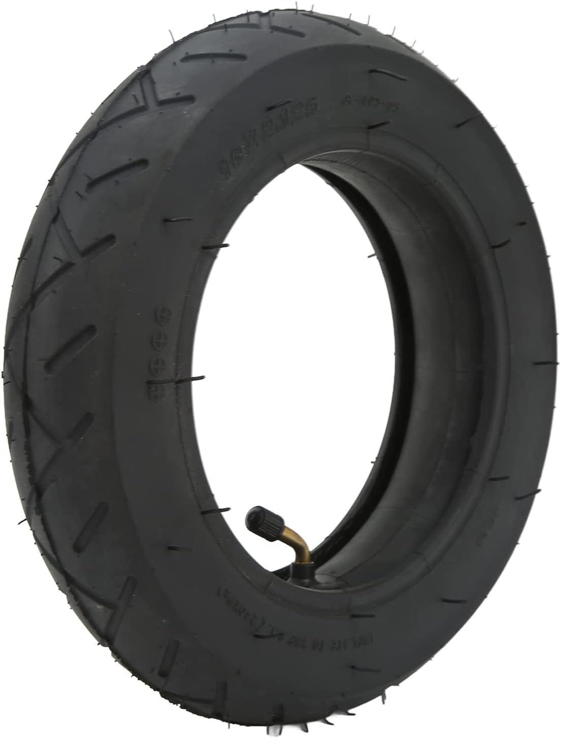 10X2.125 10Inch Electric Scooter Tire, Rubber Electric Scooter Solid Tires Good Shock Absorption & Strong Grip Scooter Replacement Tire with Inner Tube image number 2