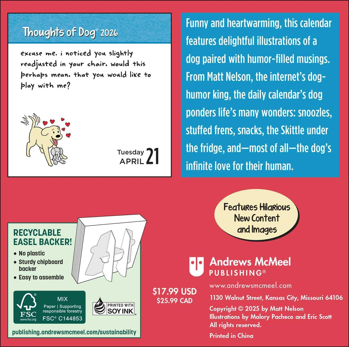 Thoughts of Dog 2026 Day-To-Day Calendar image number 4