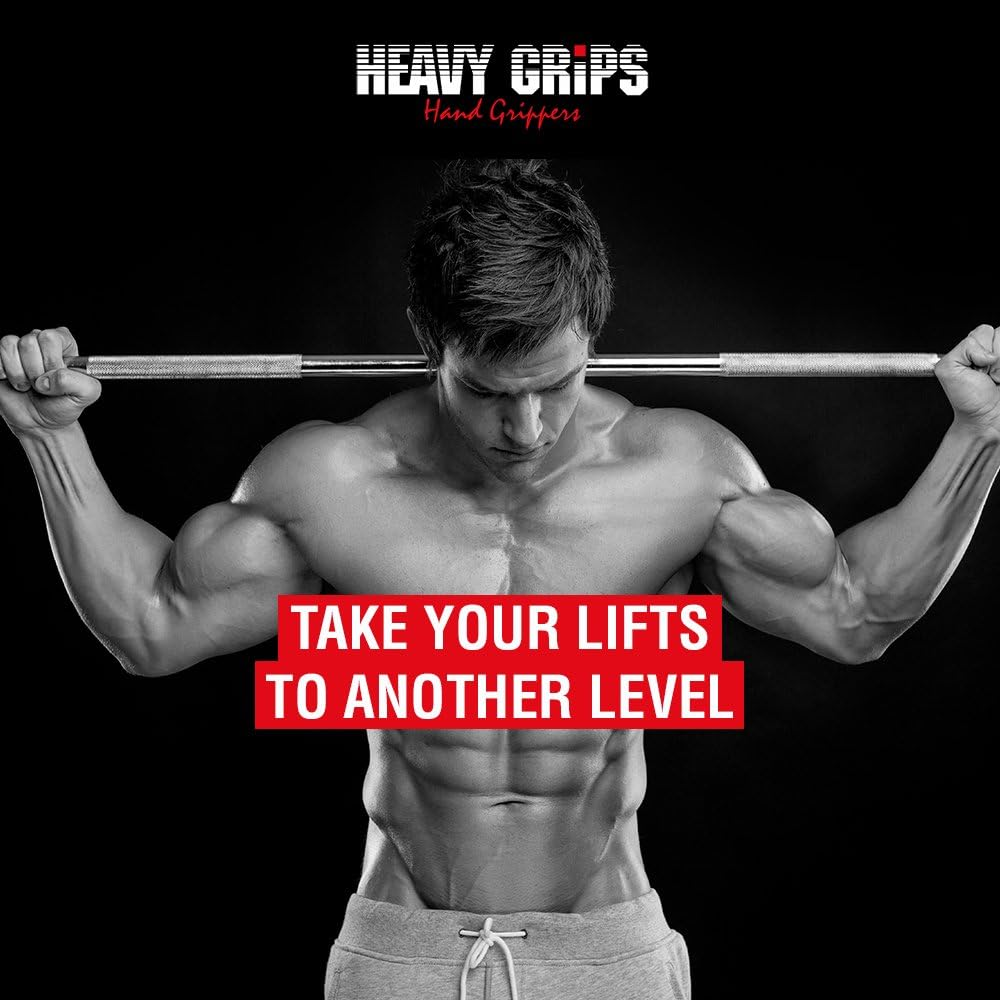 (100 Lbs, 150 Lbs, 200 Lbs) - Heavy Grips Set - Grip Strengthener - Hand Exerciser - Hand Grippers for Beginners to Professionals image number 2