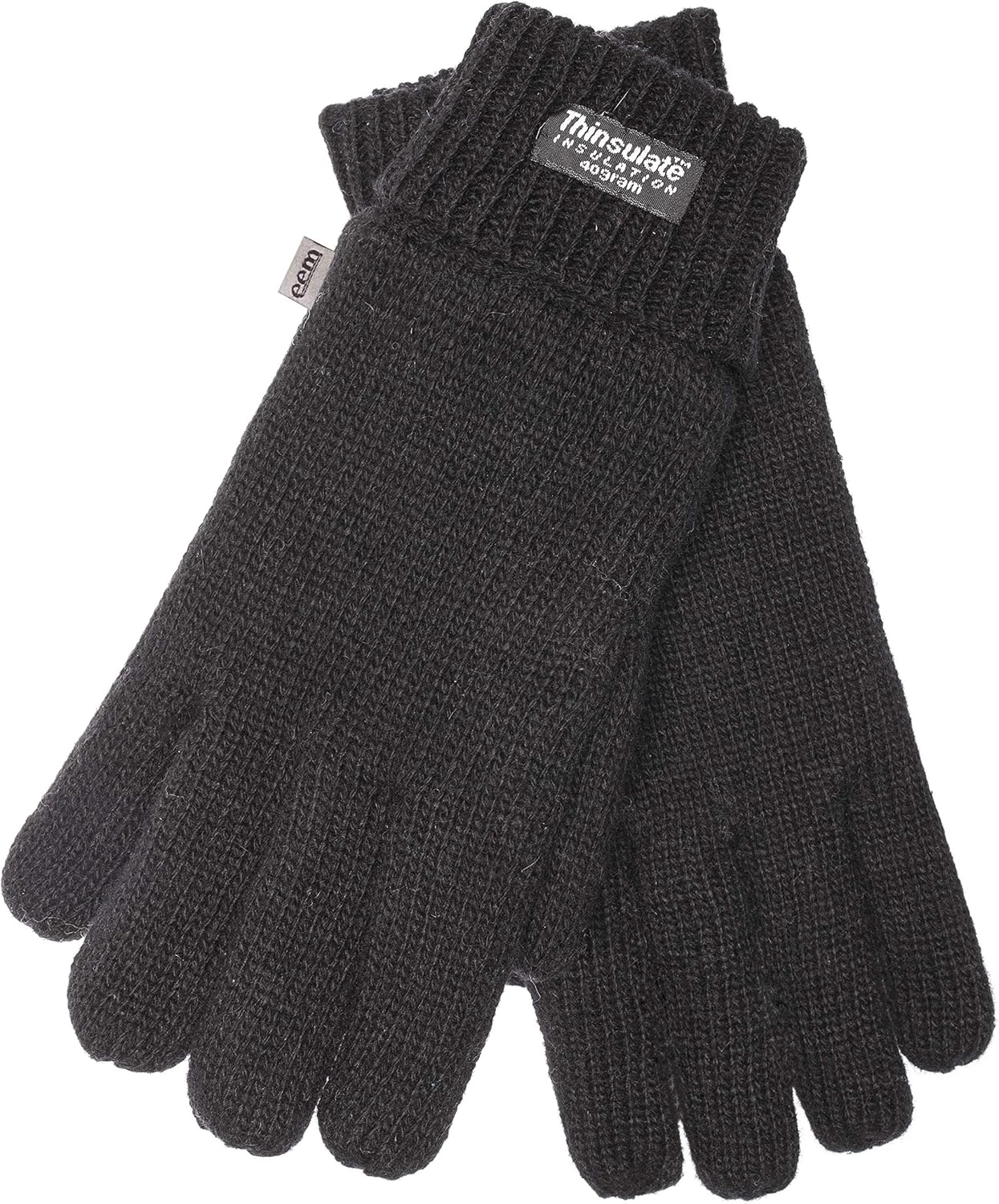 EEM Men'S Knitted Gloves, Soft Wool, Thinsulate Thermal Lining
