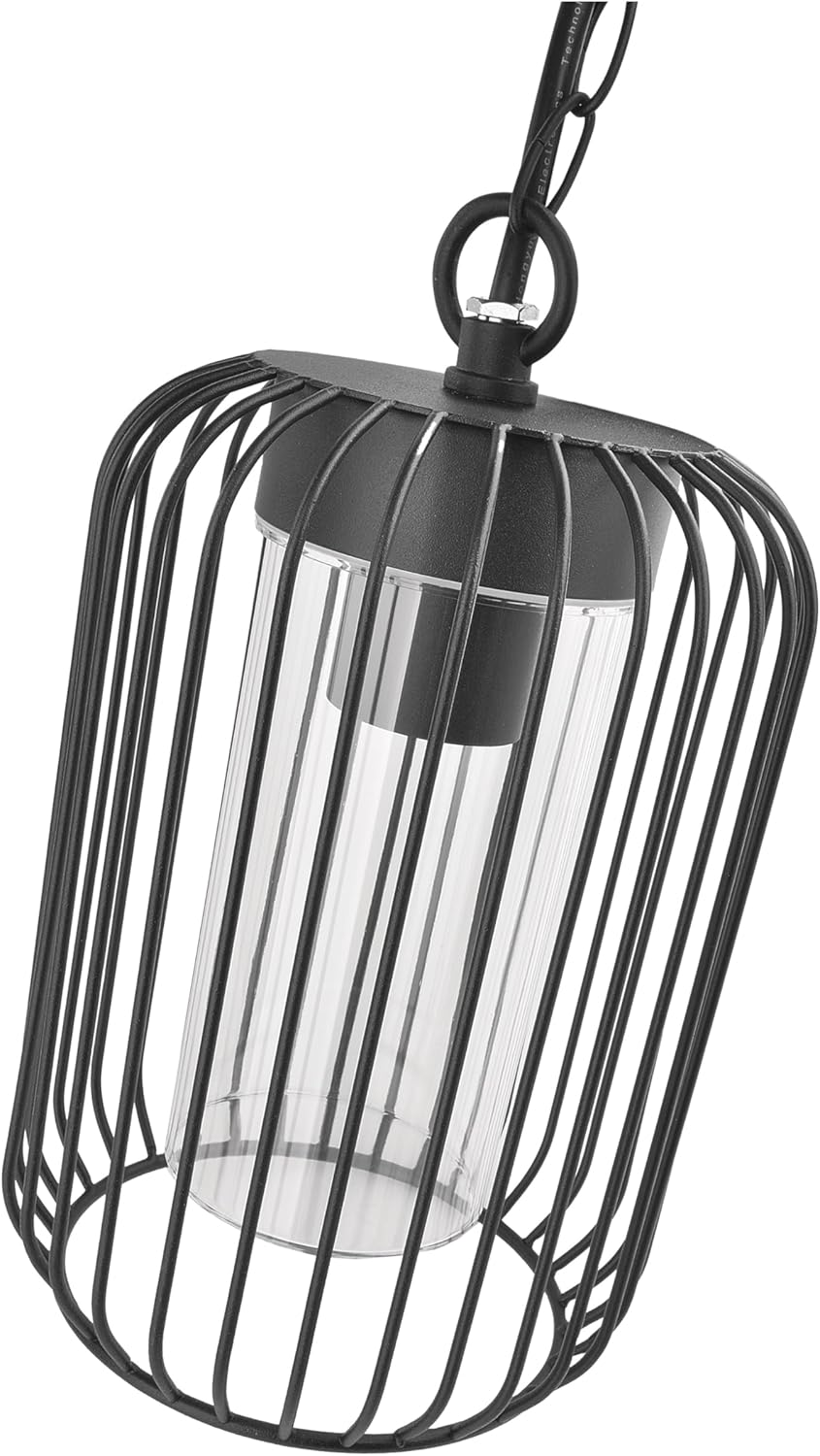 EMOS - Salvia Outdoor Pendant Light for Home and Garden with E27 Socket - Waterproof Pendant Light for E27 Bulb Max. 15 W - Steel Body for Ceiling Mounting image number 5