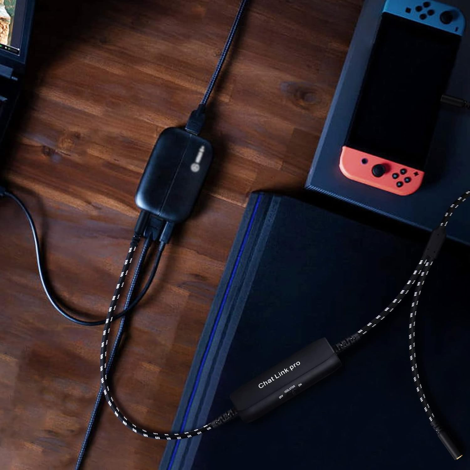 Weishan HD60 S+ Chat Link Pro Cable Replacement for Elgato HD60 X, HD60PRO Capture Card, Chat Adapter Replacement for Nintendo Switch, Xbox One and PS5, with In-Line Isolator image number 5