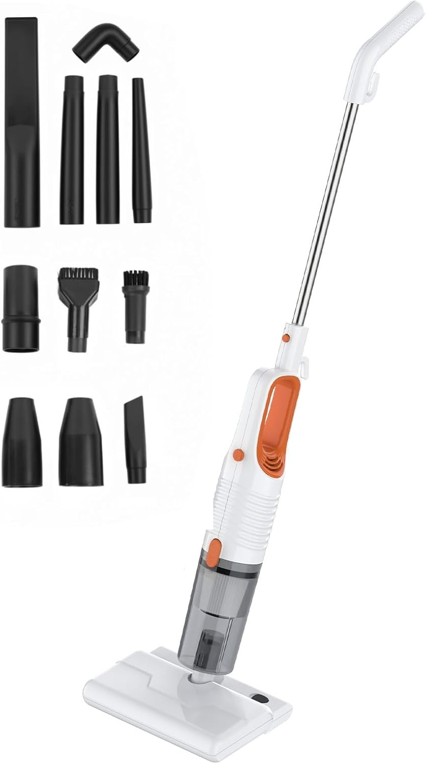 ADVWIN Powerful Corded Vacuum Cleaner &ndash; 20Kpa Suction, 4-In-1 Lightweight Stick Vacuum with Wall Mount, Extendable Upright Vacuums, 0.9L Dust Cup, 5M Cord, for Hard Floors, Corners & Pet Hair