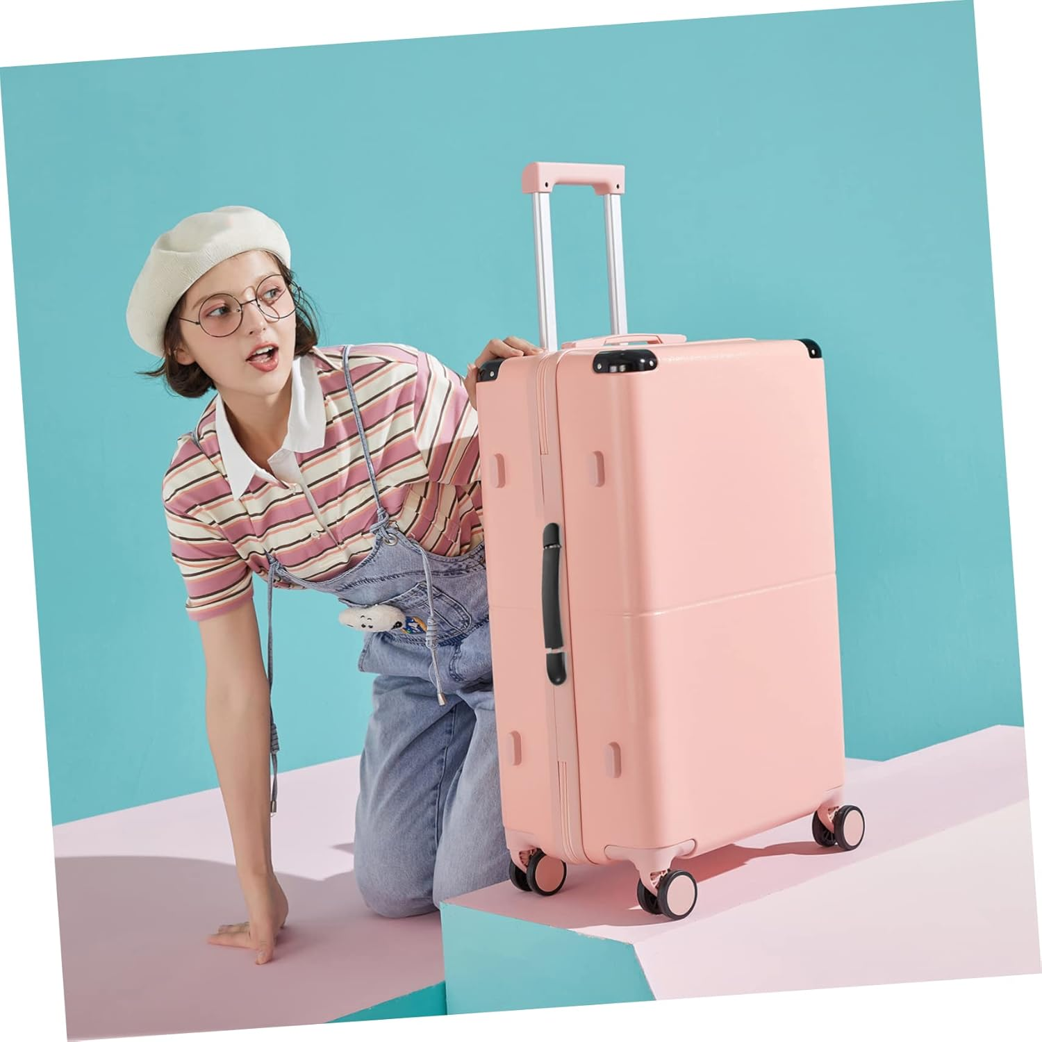 COHEALI 2Pcs Plastic Handle Replacement for Travel Suitcase Luggage Case Grip Handle Suitable for Carry Travel Bag and Suitcase image number 1